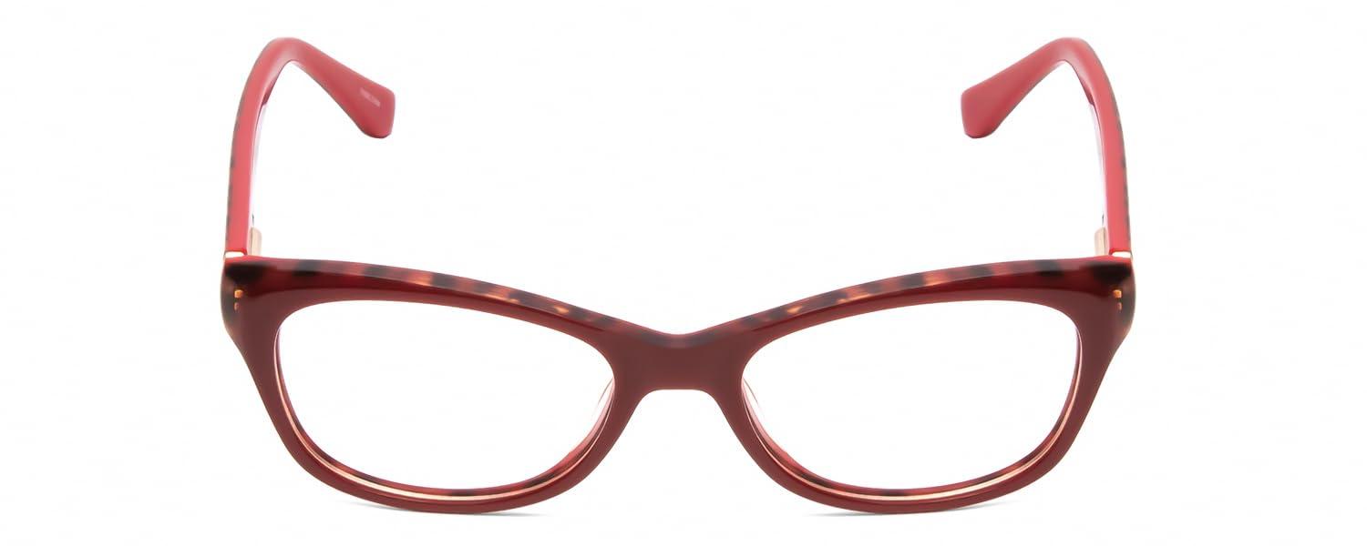Calabria Calabria Valerie 9290 Cat-Eye Reading Glasses +3.25 Red Leopard Animal Print Women