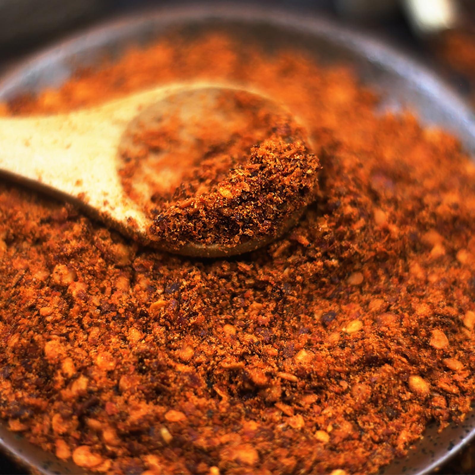 BAILINHOU Chinese Sichuan red Chili Powder 5.51 Pound / 2500g (first grade medium coarseness), Original imported of Szechuan, china