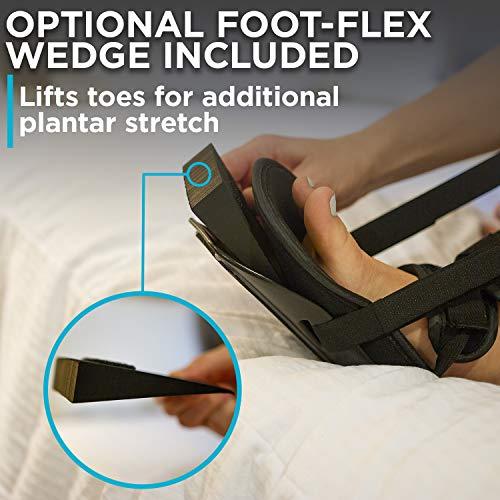 BraceAbility BraceAbility Sleeping Stretch Boot - Plantar Fasciitis Night Foot Splint Adjustable Achilles Tendonitis Brace for Fascia, Tendon and Calf Stretching, Heel and Bone Spur, Arch Pain Treatment (Medium)