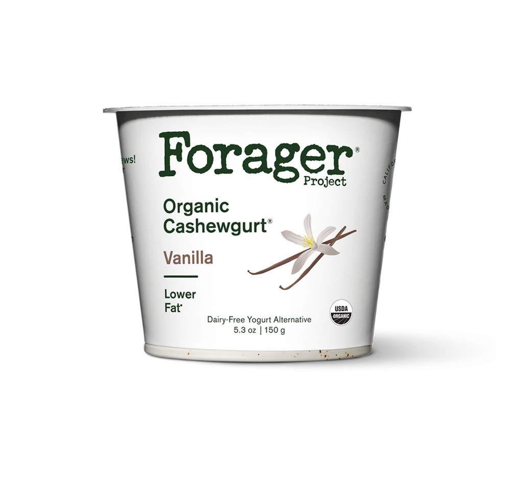 Forager Project Forager Dairy-Free Usda Organic Vanilla Cashewgurt, 5.3 Oz (Pack Of 12)