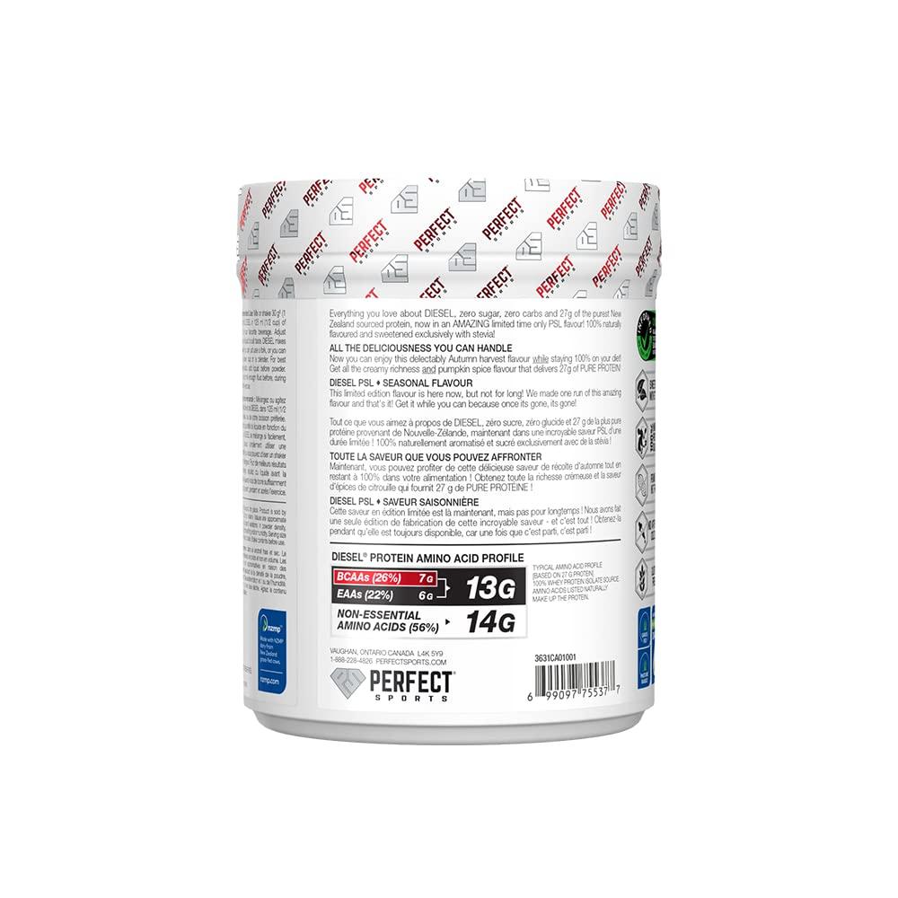 PERFECT SPORTS PERFECT SPORTS Diesel 100% New Zealand Whey Isolate - 5lbs Pineapple Mango