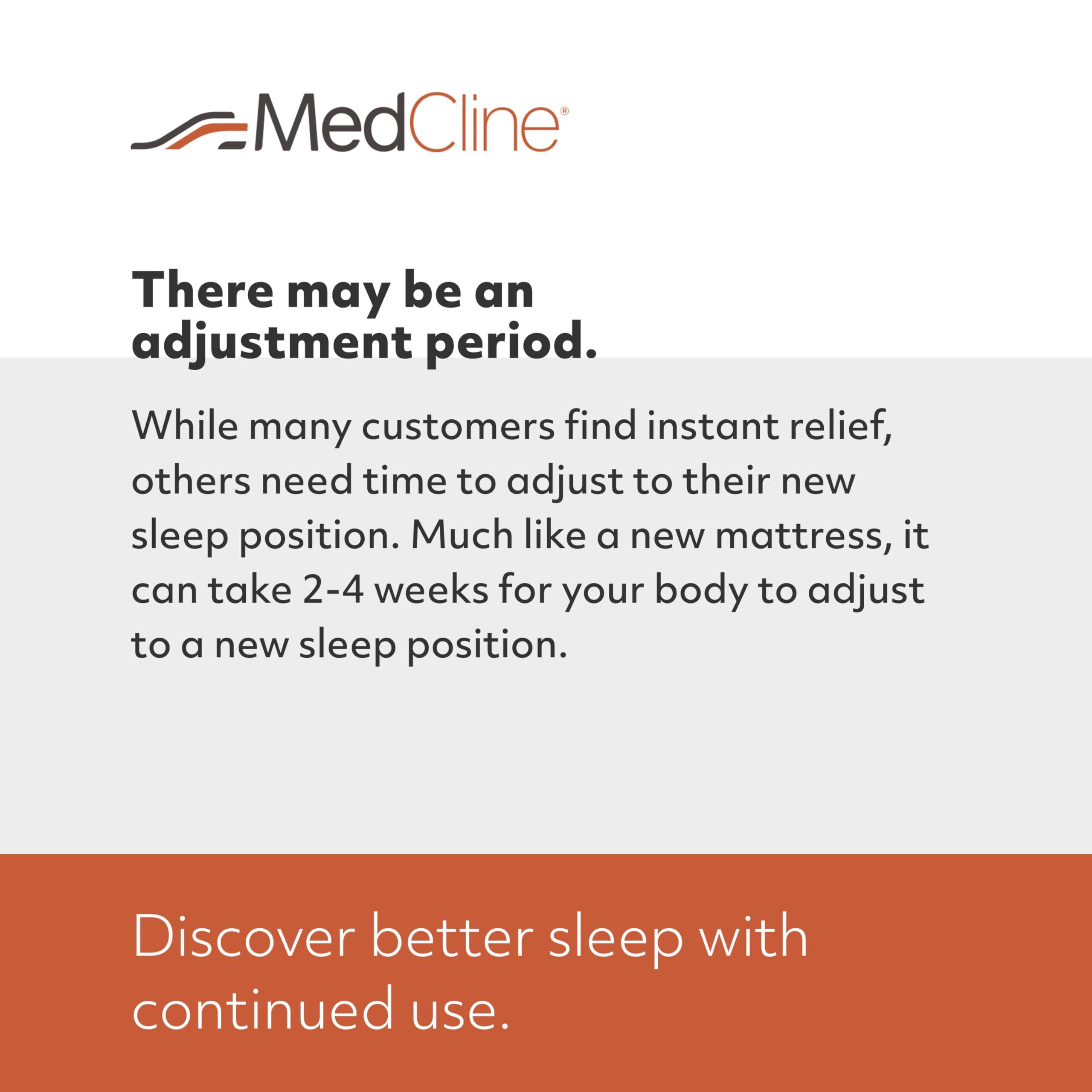 MedCline MedCline Reflux Relief System Bundle, Bed Wedge Pillow for Acid Reflux and GERD Relief with Therapeutic Body Pillow, Insert, and Extra Covers, Comfortable Sleep Position, Small for 4'8" to 5'4" Tall
