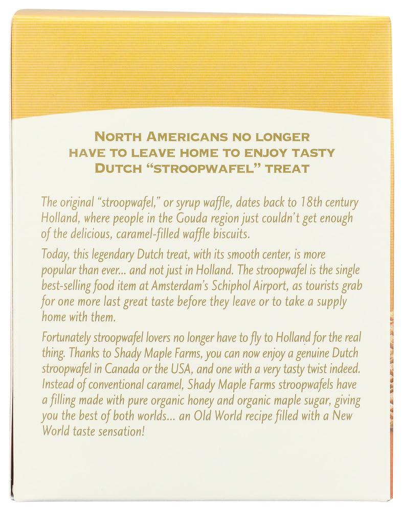 Shady Maple Shady Maple Farms Organic Stroopwafel Cookie-Waffles- Honey and Maple, 8.5-Ounce Box