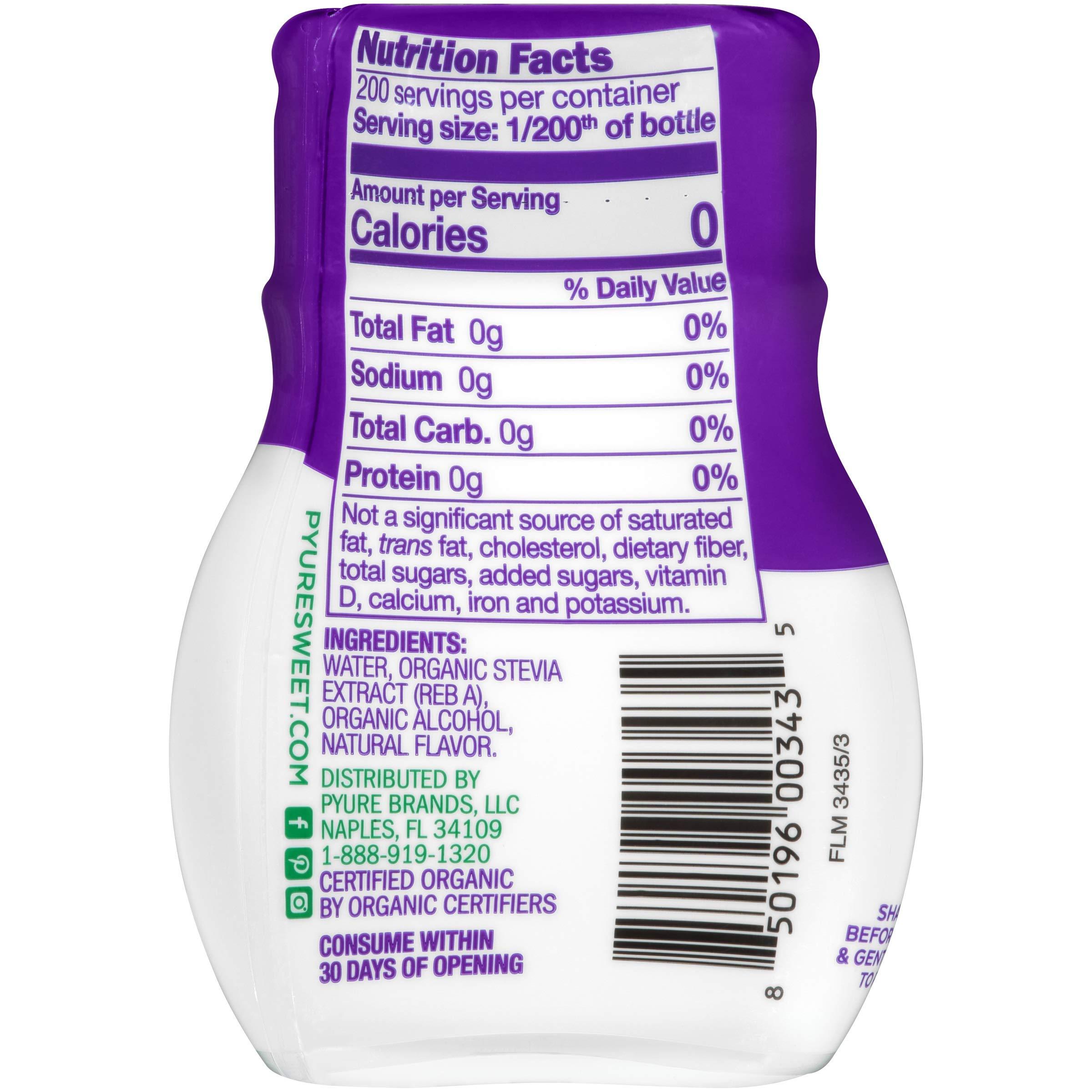 Pyure Organic Hazelnut Spread with Cocoa by Pyure | Keto Friendly, No Palm Oil, Vegan | 13 Oz & Organic Liquid Stevia Extract Sweetener, Simply Sweet, Sugar Substitute, 200 Servings, 1.8 Fluid Ounce