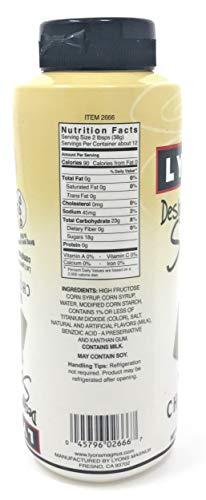 US Foodservice Lyons White Chocolate Designer Dessert Sauce Squeeze Bottle, 16 ounces
