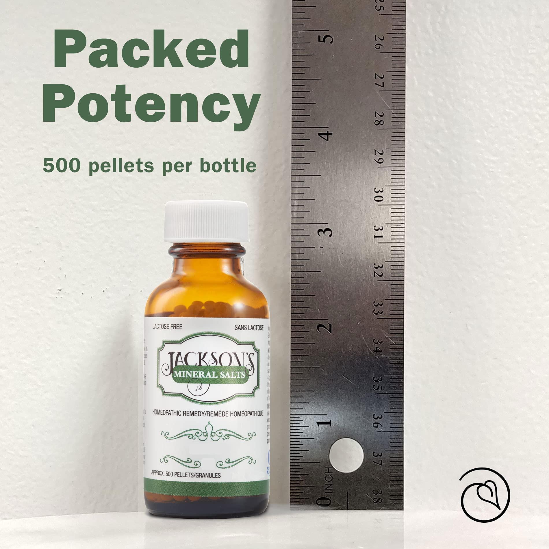 Jackson's Jacksons Cell Salt #3 Calc sulph 6X (500 Pellet Bottle) Certified Vegan, Lactose-Free Calcarea sulphurica 6X