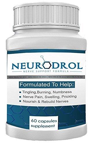 Neurodrol Neurodrol Advanced Nerve Support Formula Natural Non Prescription for Numbness Tingling Burning & Pain Associated with Neuropathy (Blue)