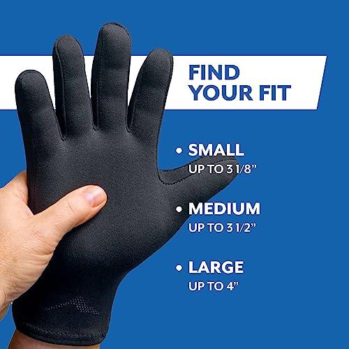 Brownmed Brownmed Polar Ice Hot/Cold Glove - Therapy Glove - Support for Arthritis, Fibromyalgia and More - Large