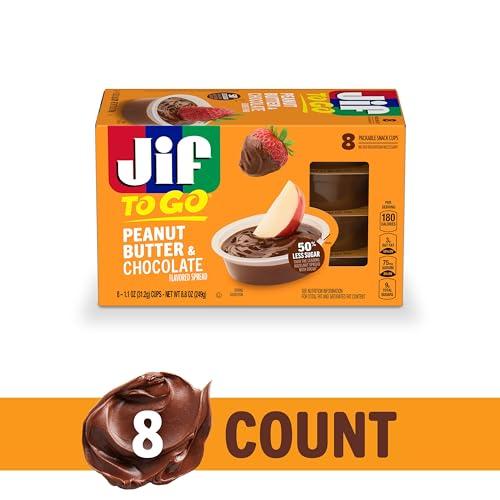 Jif Jif Chocolate Peanut Butter To Go, 1.1 Ounce (8 Pack)