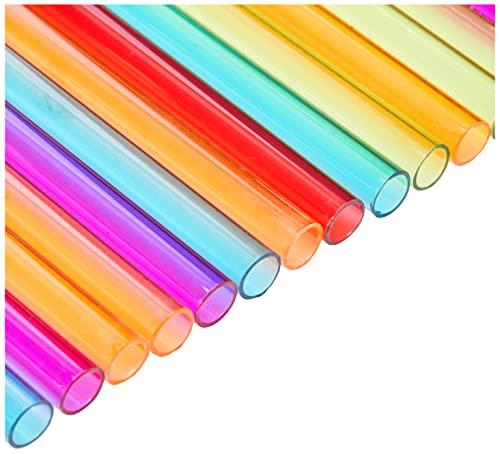 Joie Kitchen Gadgets Joie Kitchen Gadgets 12690 Rainow PETG Reusable Rainbow Straws, Plastic, Multi