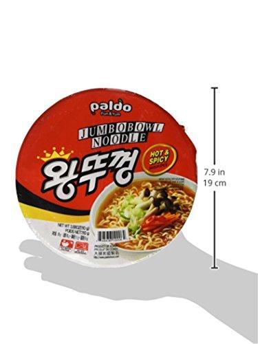 Paldo Paldo Big Bowl Ramen, Hot/Spicy, 3.88 Ounce