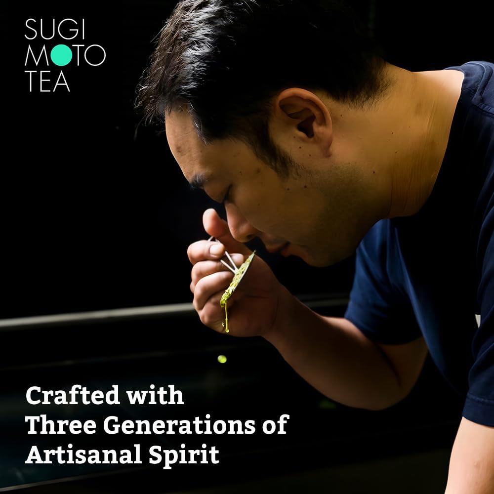 SUGIMOTO TEA SUGIMOTO TEA Japanese Matcha Powder Ceremonial Grade KOCHI 1.0 oz (30 g), Limited Edition of First Flush Spring Leaves Made in Fukuoka, Japan