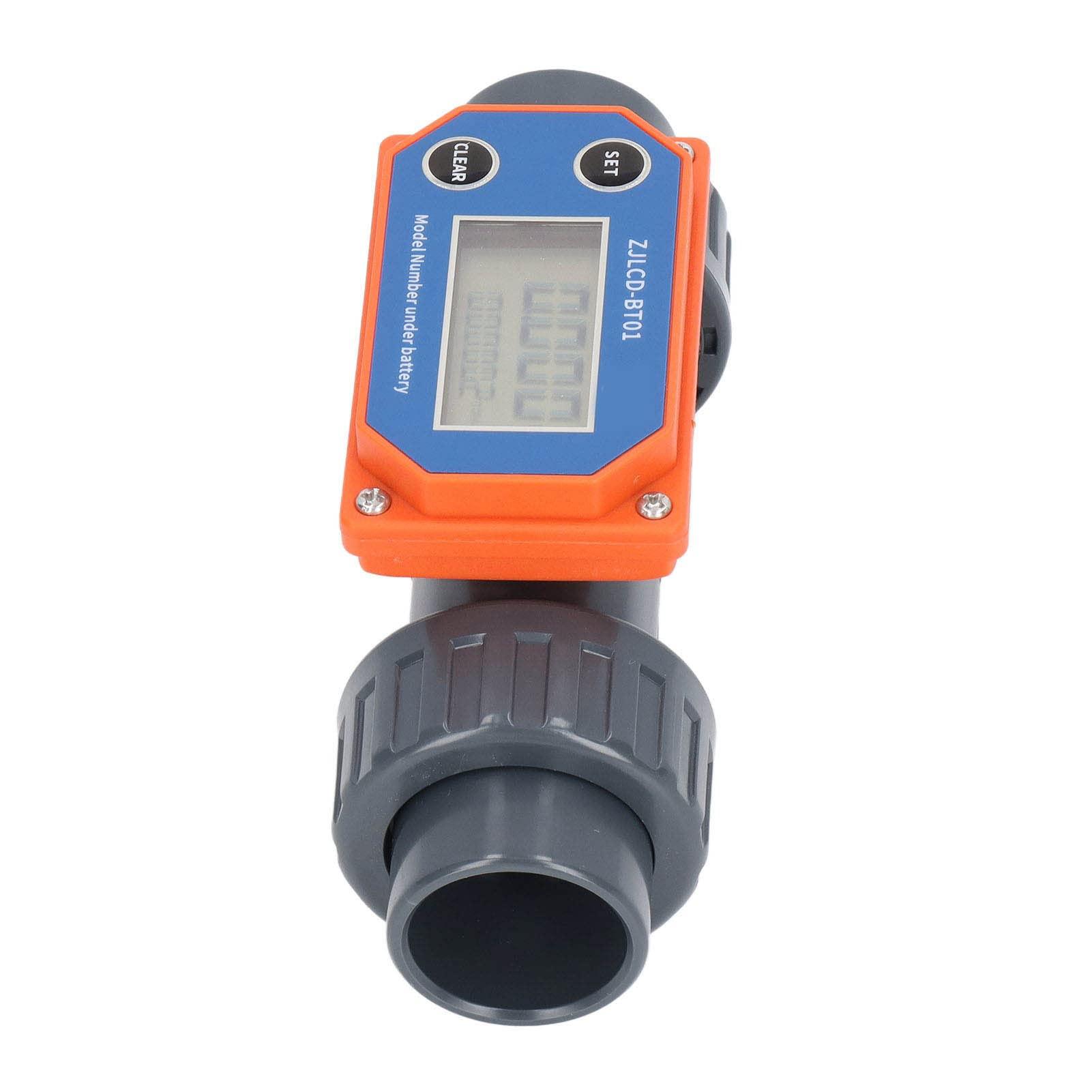 Pyhodi Water Flowmeter, High Accuracy Water Flow Meter Sensitive Response for Swimming Pool