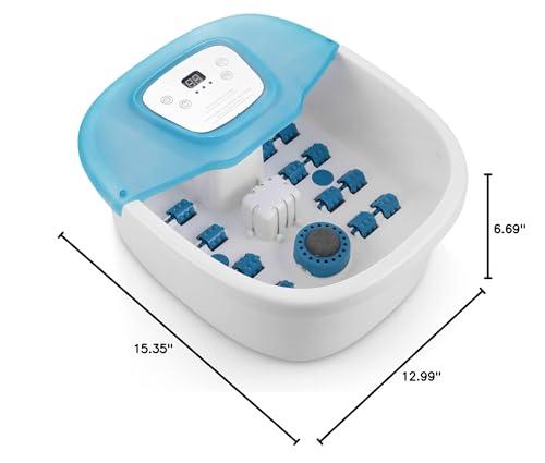 N\\A Foot Spa Bath Massager, Quick Heating Adjust the Temperature Bubble, with Grindstone for Household Use