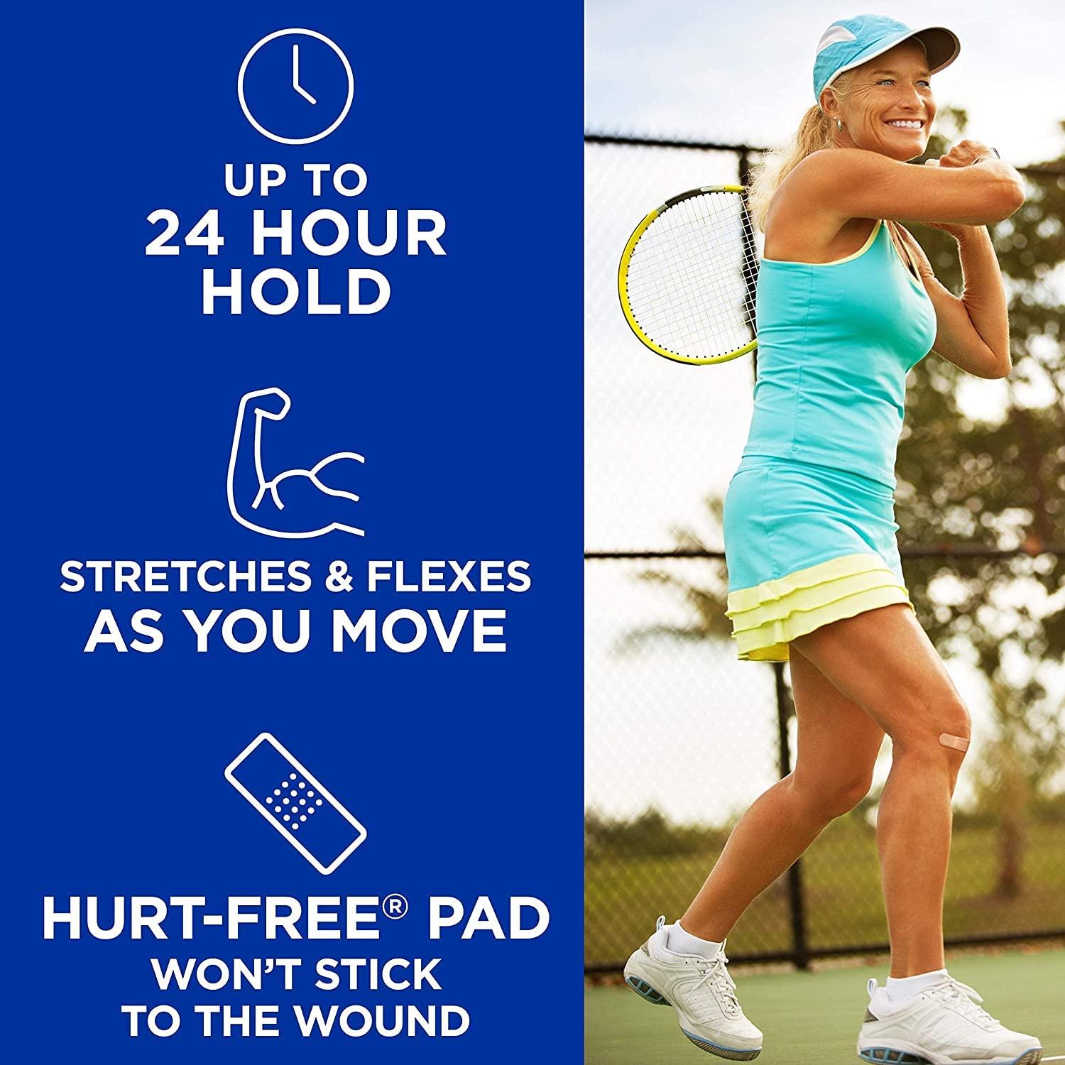 Band-Aid Band-Aid Flexible Fabric Bandages Extra Large All One Size - 10 ct, Pack of 3