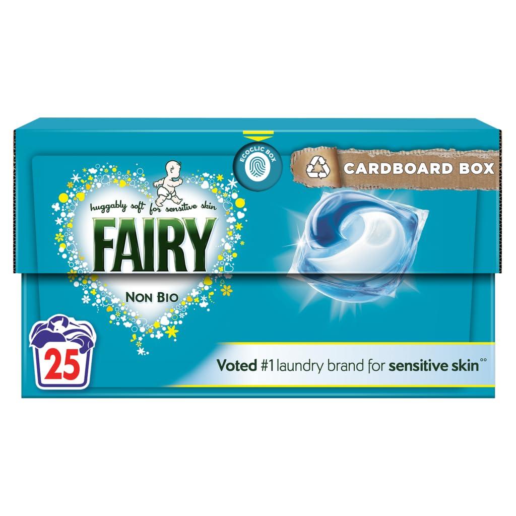 Fairy FAIRY NON BIO PODS WASHING LIQUID CAPSULE FOR SENSITIVE SKIN 25 WASHES