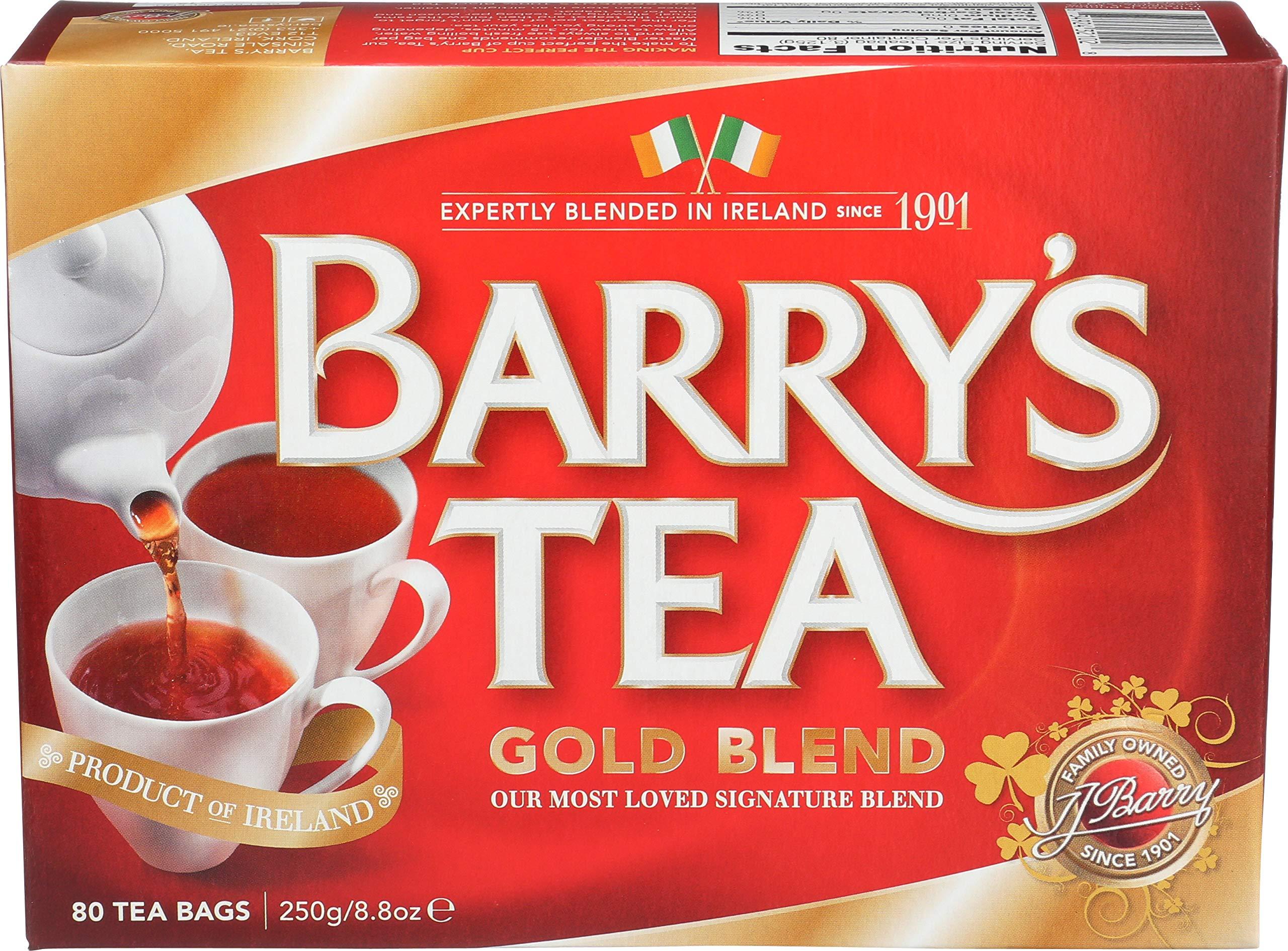 Barry's Tea Barry's Tea Gold Blend irish, 80 Count (Pack of 3) (01226422)