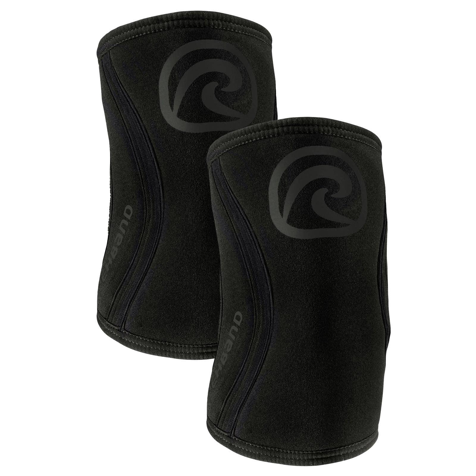 Rehband Rehband Elbow 5mm Compression Sleeve, Neoprene Elbow Sleeves for Weightlifting, Anatomical Design, Non-Slip & Close Fitting, Elbow Support Unisex, Colour:Carbon/Black - 1 Pair, Size:Medium
