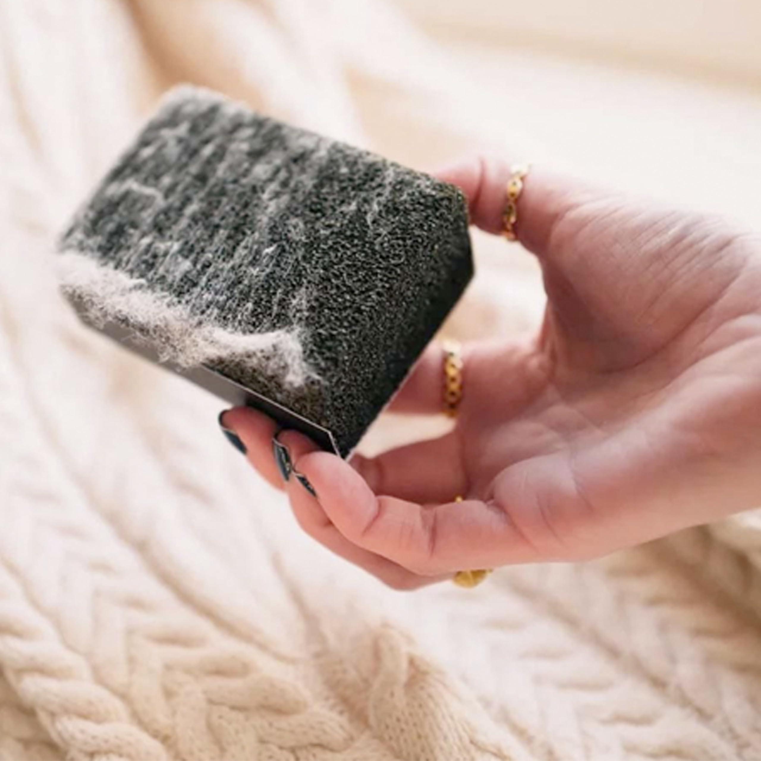 Sweater Stone Sweater Stone - The Original Since 1985 - Garment Care for Sweaters and Knits - A Pumice-Like Brick for Removing Pilling and Balling - A Knitters Secret - Made in The USA