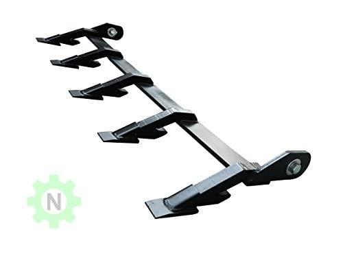 Neat Attachments Heavy Bolt On Bucket Tooth Bar - 39-1/2\" Wide - 5 Teeth Bar - 2AW