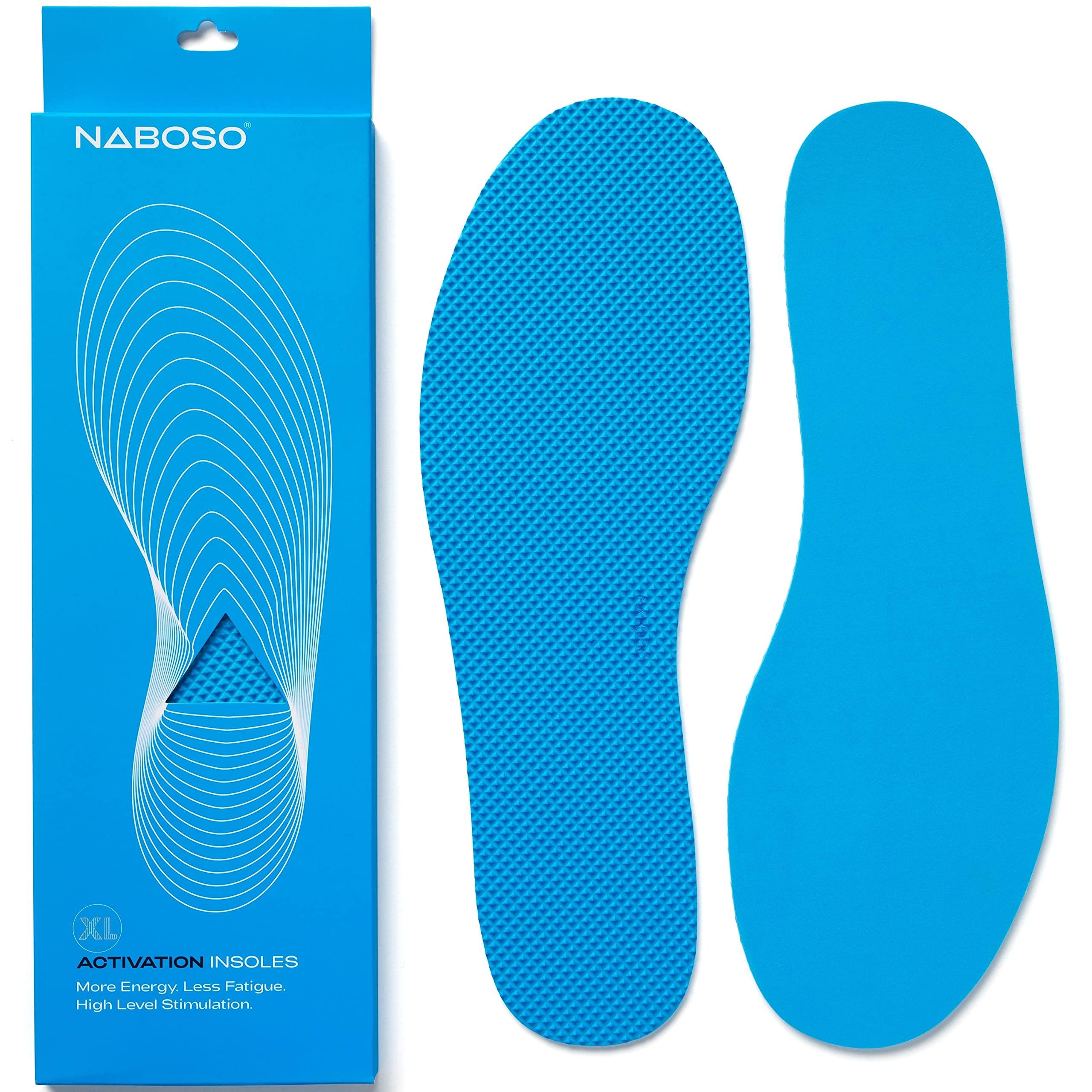 NABOSO Naboso Activation Sensory Insole, Thin Men's and Women's Textured Anti-Fatigue Shoe Inserts That Best Stimulate The Feet to Improve Posture, Balance, and Foot Strength.