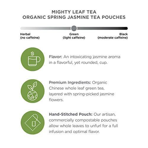 Mighty Leaf Tea Mighty Leaf Tea Company - Mountain Spring Jasmine, 15 tea bags - 1.32 oz