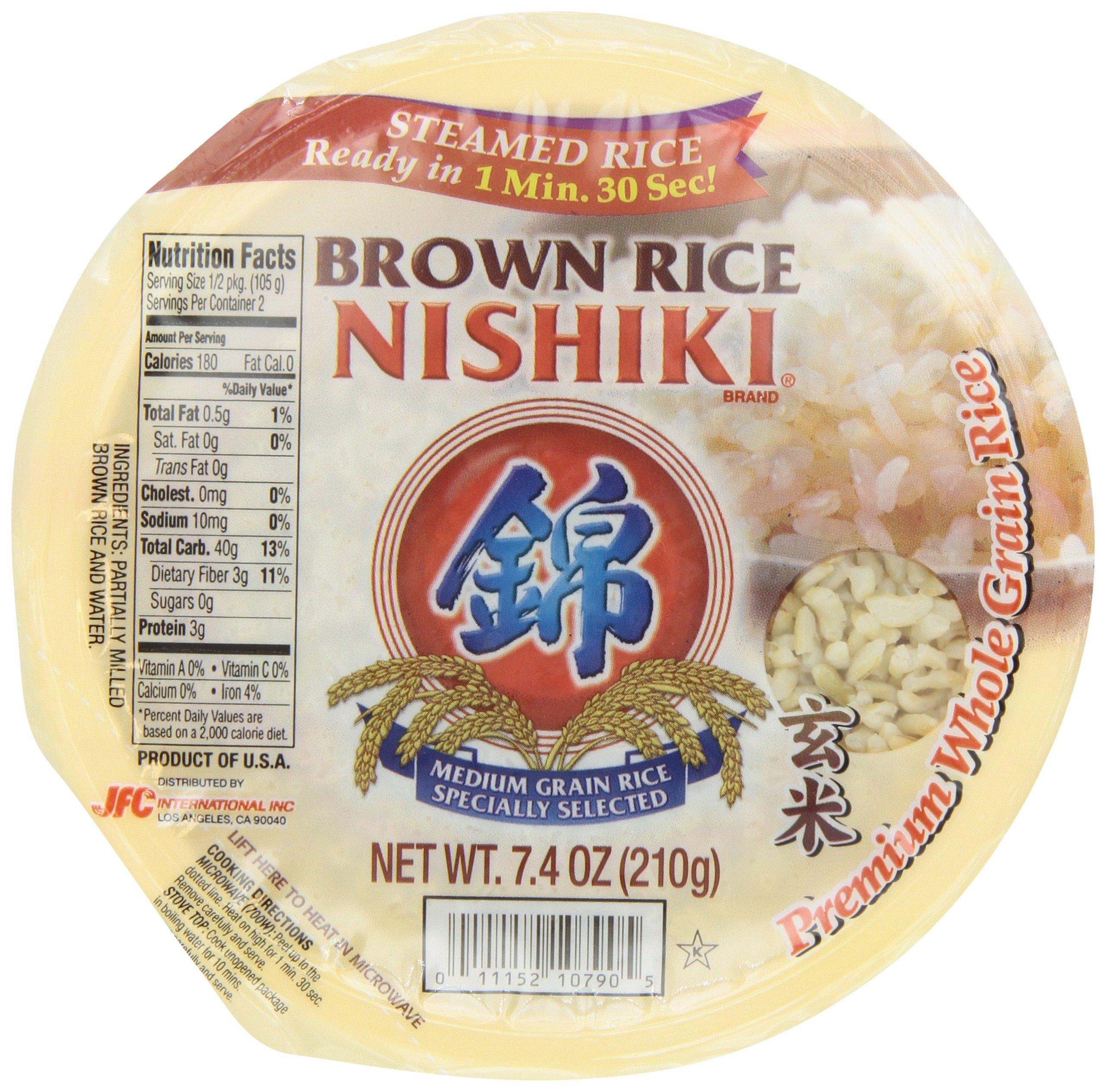 Nishiki Nishiki Cooked Brown Rice, 7.4-Ounces (Pack of 6)