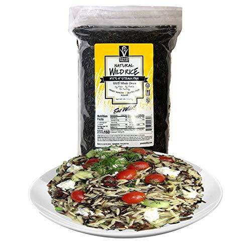 Goose Valley Goose Valley Natural Wild Rice - Family Reserve 5 lbs (Pack of 2) - Variety of Jumbo High Fiber and High Protein Whole Grain Rice for Healthy Heart