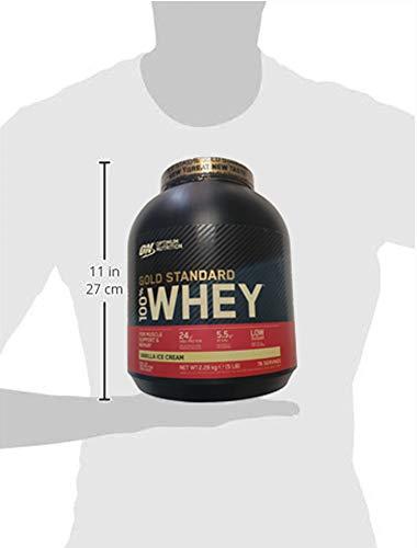 Optimum Nutrition Optimum Nutrition Gold Standard Whey Vanilla Ice Cream - 5 lbs
