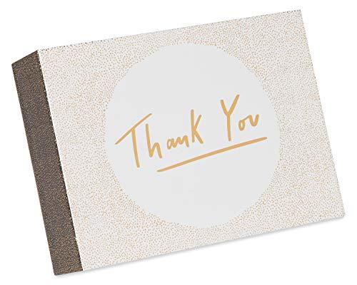 Papyrus Papyrus Blank Cards with Envelopes, Gold, Black and Cream (16-Count)