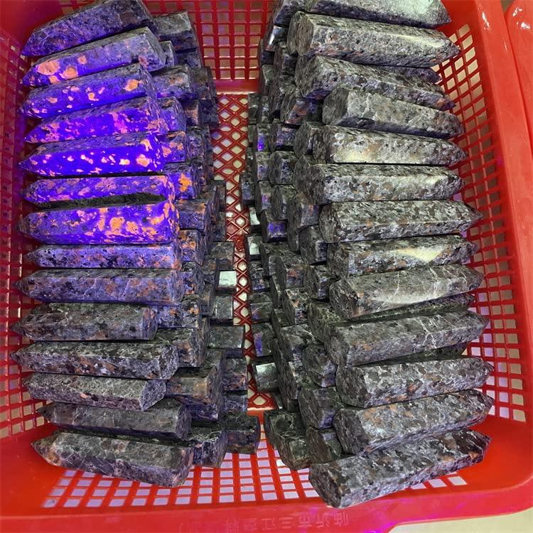 YLLLLY YLLLLY 5A+ Natural Stone Yooperlite Crystals Tower Powerful Chakra Energy Wicca Crystal and Stone Wand Healing Spiritual Witchcraft,yooperlite Stone Rocks. (Size : Height 40-50mm)