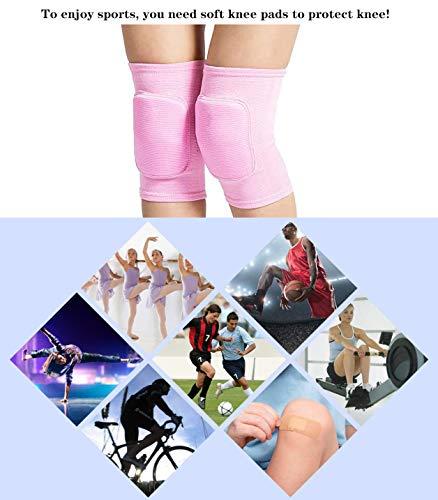 YICYC YICYC Volleyball Knee Pads for Dancers, Soft Breathable Knee Pads for Men Women Kids Knees Protective, Knee Brace for Volleyball Football Dance Yoga Tennis Running Cycling Workout Climbing