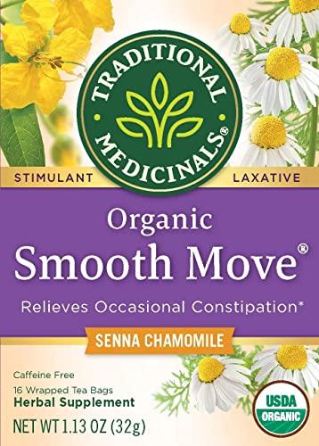 Traditional Medicinals Traditional Medicinal Organic Smooth Move Senna Chamomile Tea 16 Bag (Pack of 1)