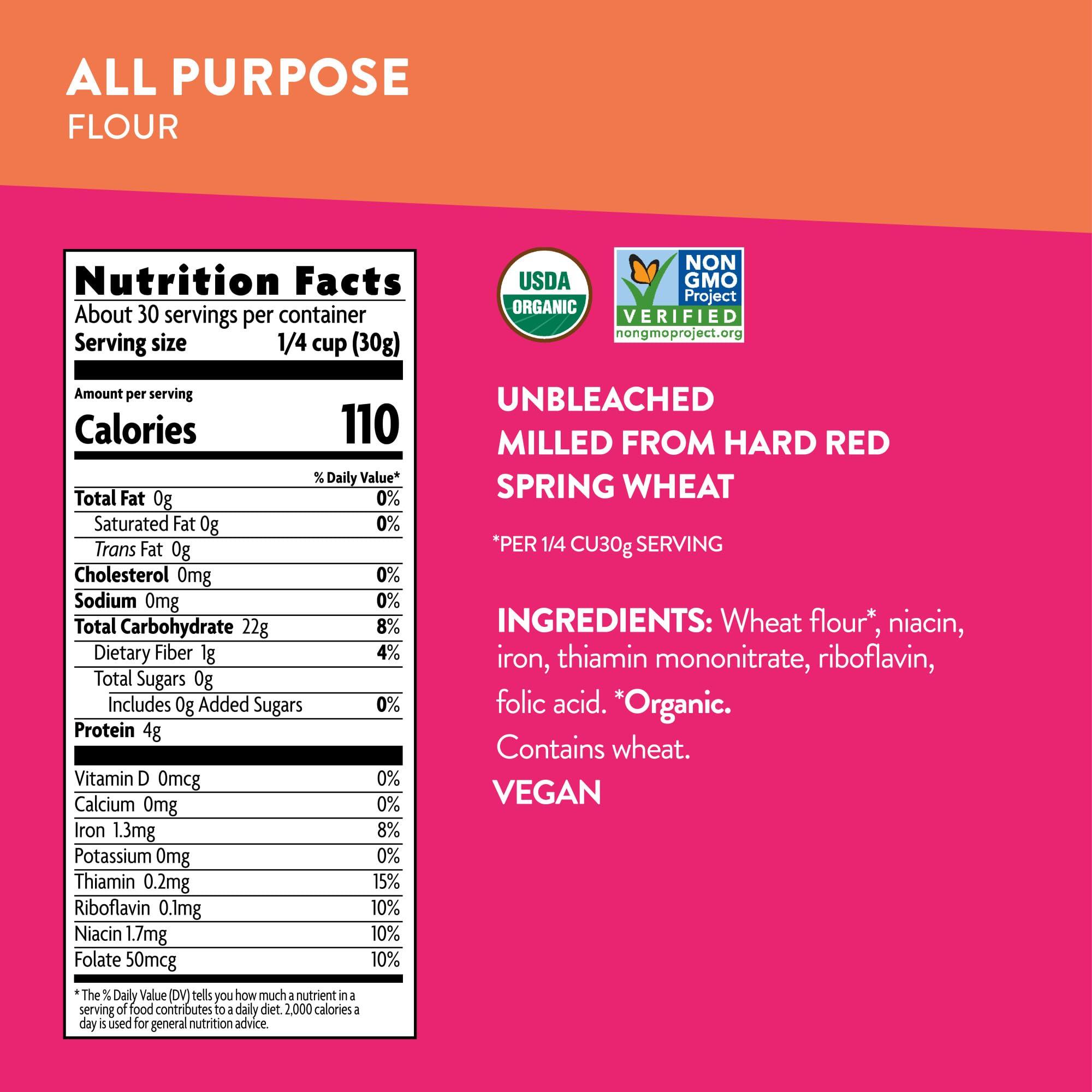 Nature\'s Path Nature\'s Path Organic All-Purpose Flour, 32 oz (Pack of 1), Non-GMO