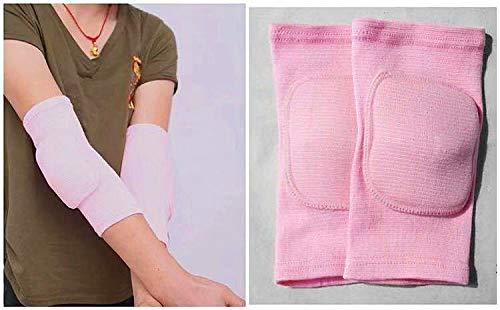 MINILUJIA MINILUJIA 2PCS/Pair Children Elbow Pad Cover Tight Non-slip Sponge Sleeves Breathable Flexible Elastic Kid Elbow Brace Support Protector