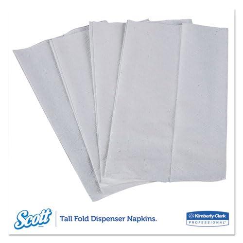 Generic TALL-FOLD DISPENSER NAPKINS, 1-PLY, 7 X 13.5, WHITE, 500/PACK, 20 PACKS/CARTON