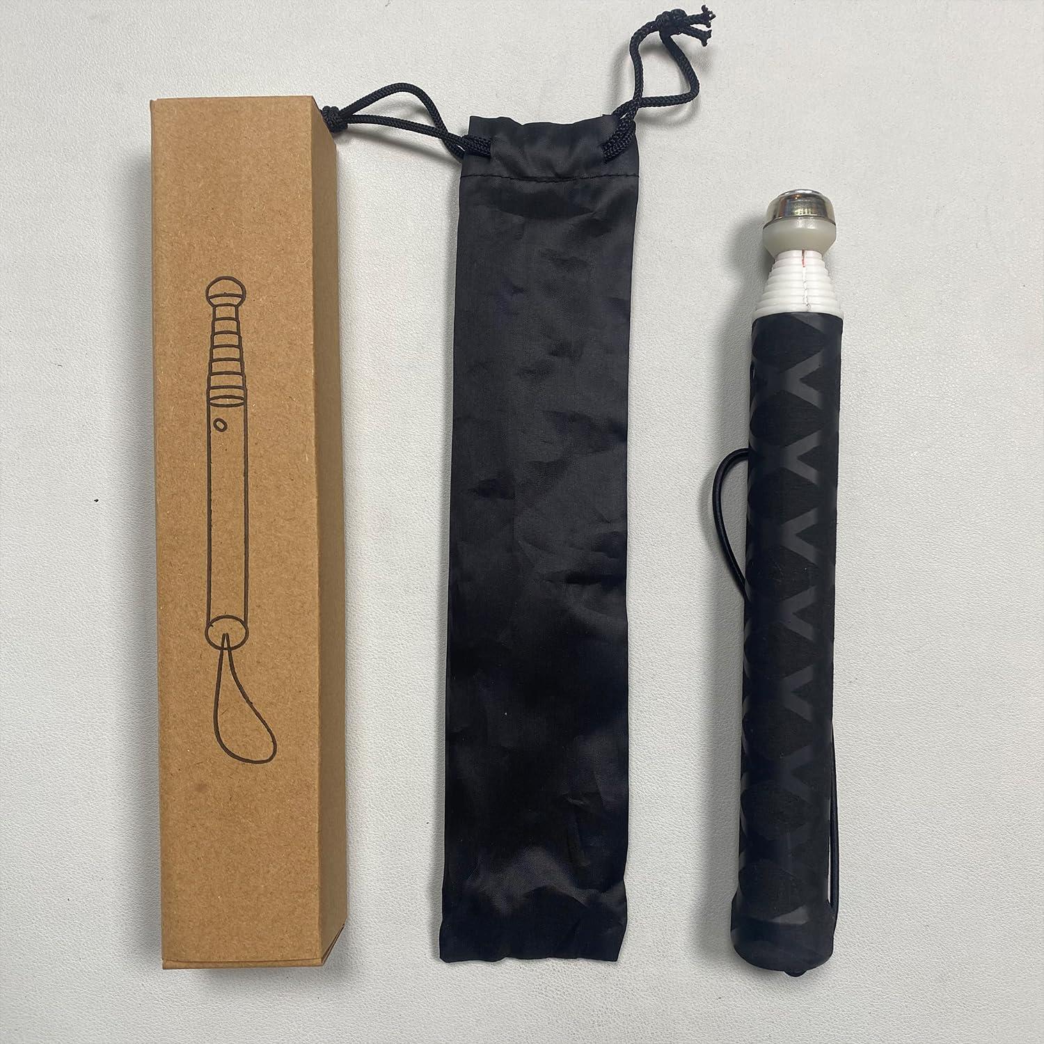 Rooyi ROOYI Aluminum Telescopic Blind Cane Walking Stick Foldable Retractable Visual Impairment Cane for The Blind 9 inch Walking Cane (Black)