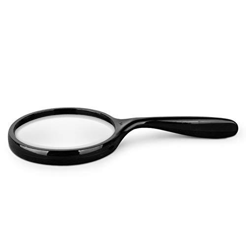 LUSTAR 10x Handheld Magnifying Glass Magnifier for Children and The Elderly for Reading Scientific Observation Daily Life