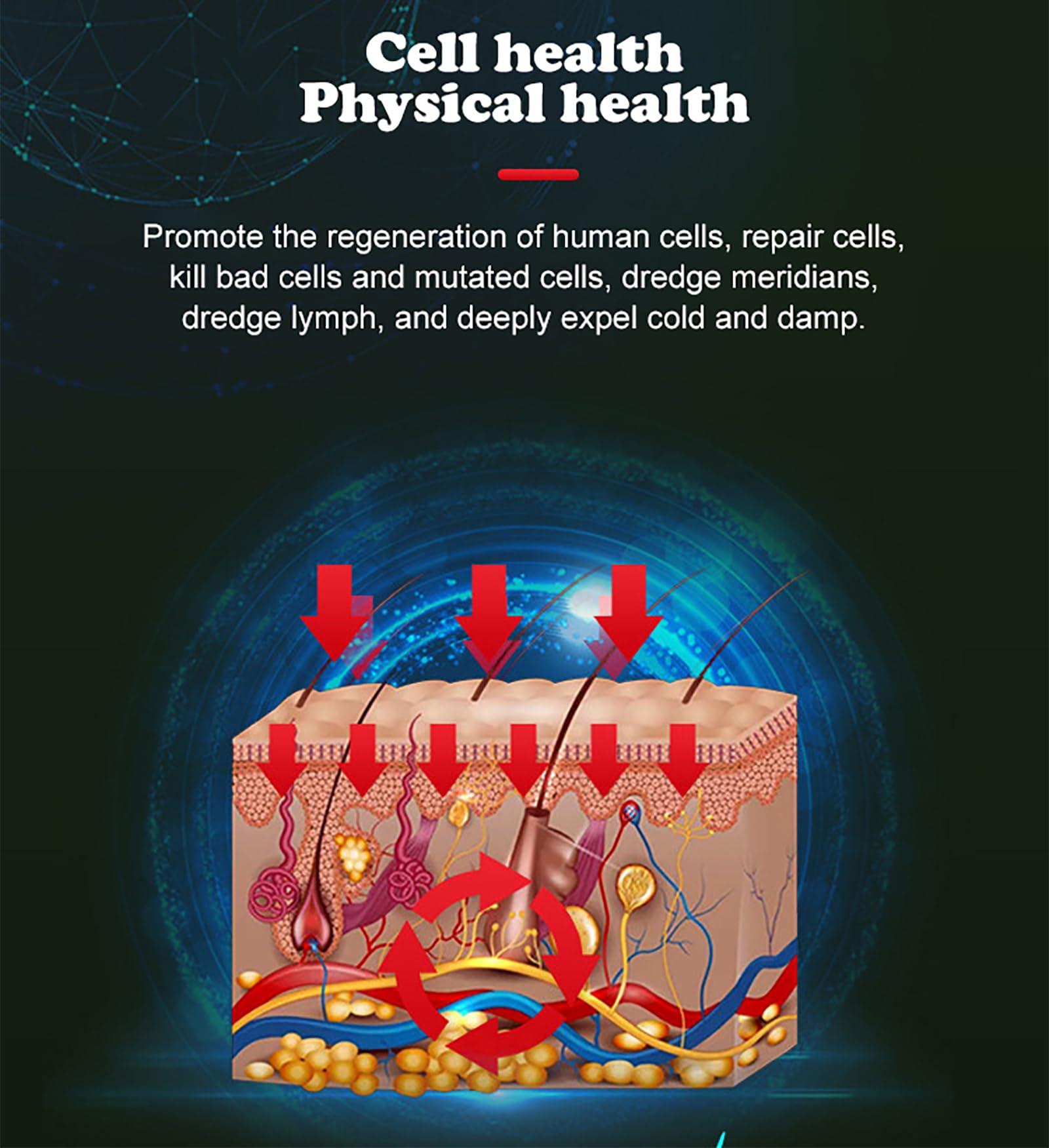 McbeAn McbeAn Terahertz Physiotherapy Device, Open Up Circulation Within The Body, Dredge The Meridians, Helps The Body Repair Itself and Relieves Body Pain and Skin Diseases, for Home Salon Spa Club