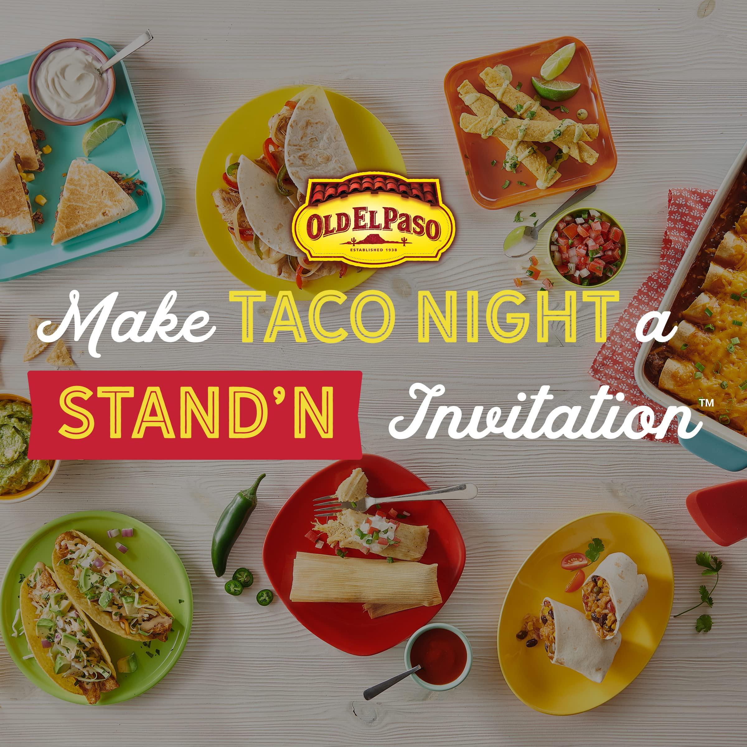 Old El Paso Old El Paso Stand \'N Stuff Taco Shells, Gluten Free, Family Size, 20-count (Pack of 5)