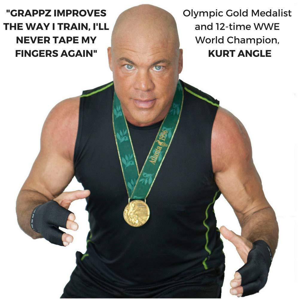 Grappz Grappz Multi-use Finger Support Athletic Gloves - Mallet Finger Splint - Hand Brace For Arthritis Pain and Protection- Prevent Unnecessary Injuries - Finger Braces Joint Stabilizer (Black, Unisex, Extra Large)