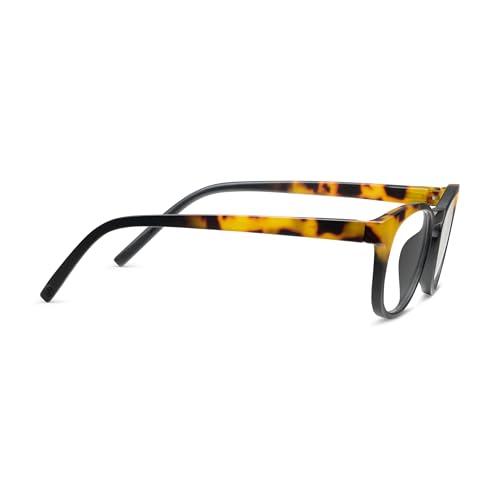Peepers by PeeperSpecs Peepers by PeeperSpecs Men\'s Chester Round Reading Glasses, Black, 1.75