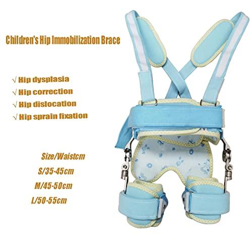 WYSWDJ WYSWDJ Adjustable Hip Abduction Fixation Brace, Children's Hip Joint Dislocation of Hip Abduction Orthosis, Post Op Hip Brace, Suitable for Children Under 4 Years Old,A,S