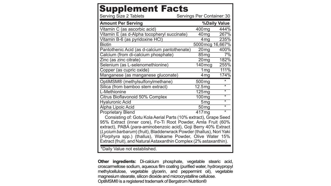 Skin Research Institute Renewglow Hair Supplement, Proven to Promote Healthy Hair Growth Supports Thicker, Fuller Hair and Healthier Skin, Ages 35 and Up