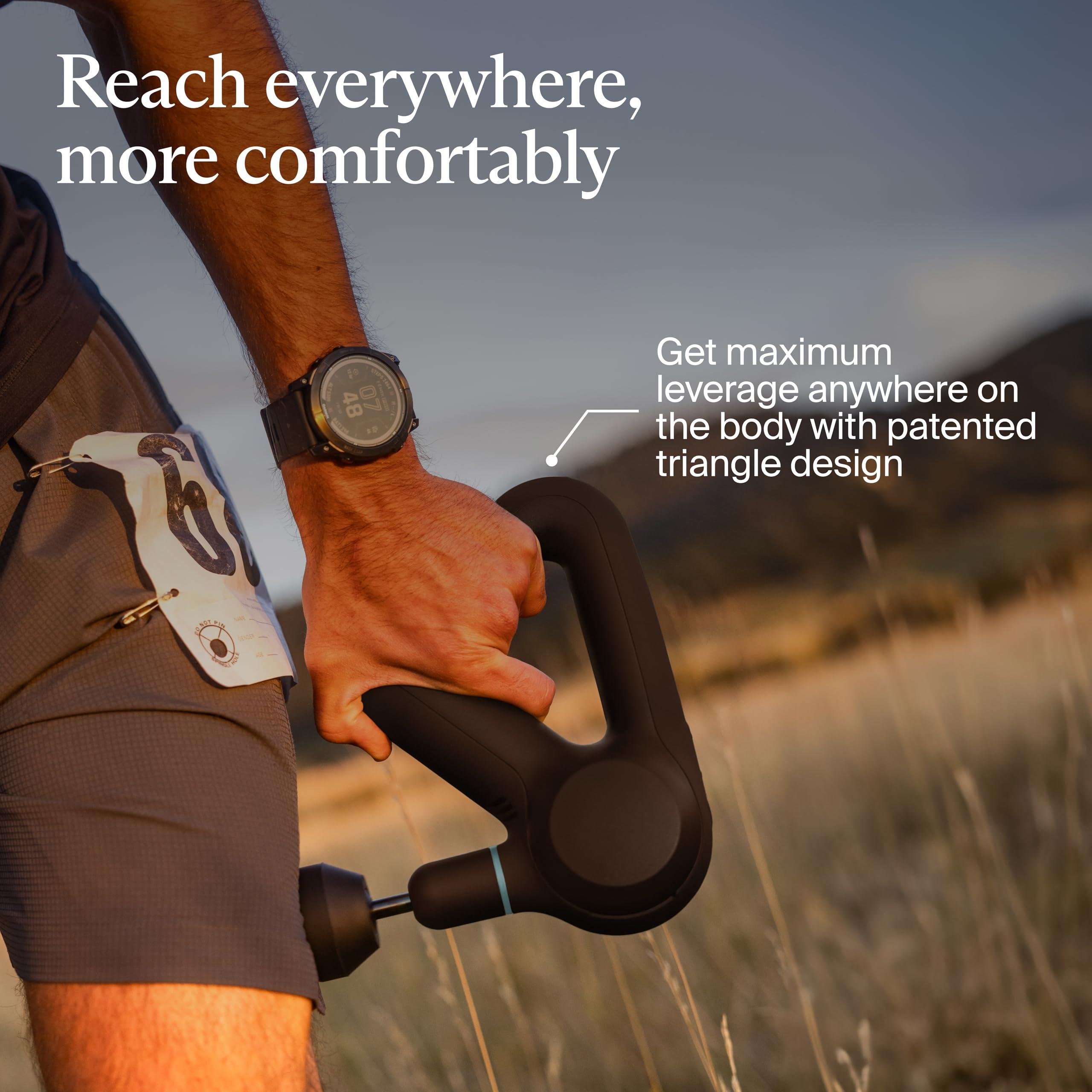 TheraGun TheraGun Prime Quiet Deep Tissue Therapy Massage Gun - Bluetooth Enabled, Electric Percussion Massage Gun & Personal Massager for Pain Relief in Neck, Back, Leg, Shoulder and Body (Black - 5th Gen)