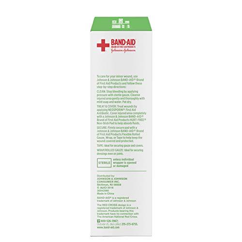 Band-Aid Band-Aid Brand Adhesive Bandages, Large Hurt-Free Non-Stick Pads, 3-Inch x 4-Inch Pads, 10 Count, 3 Pack