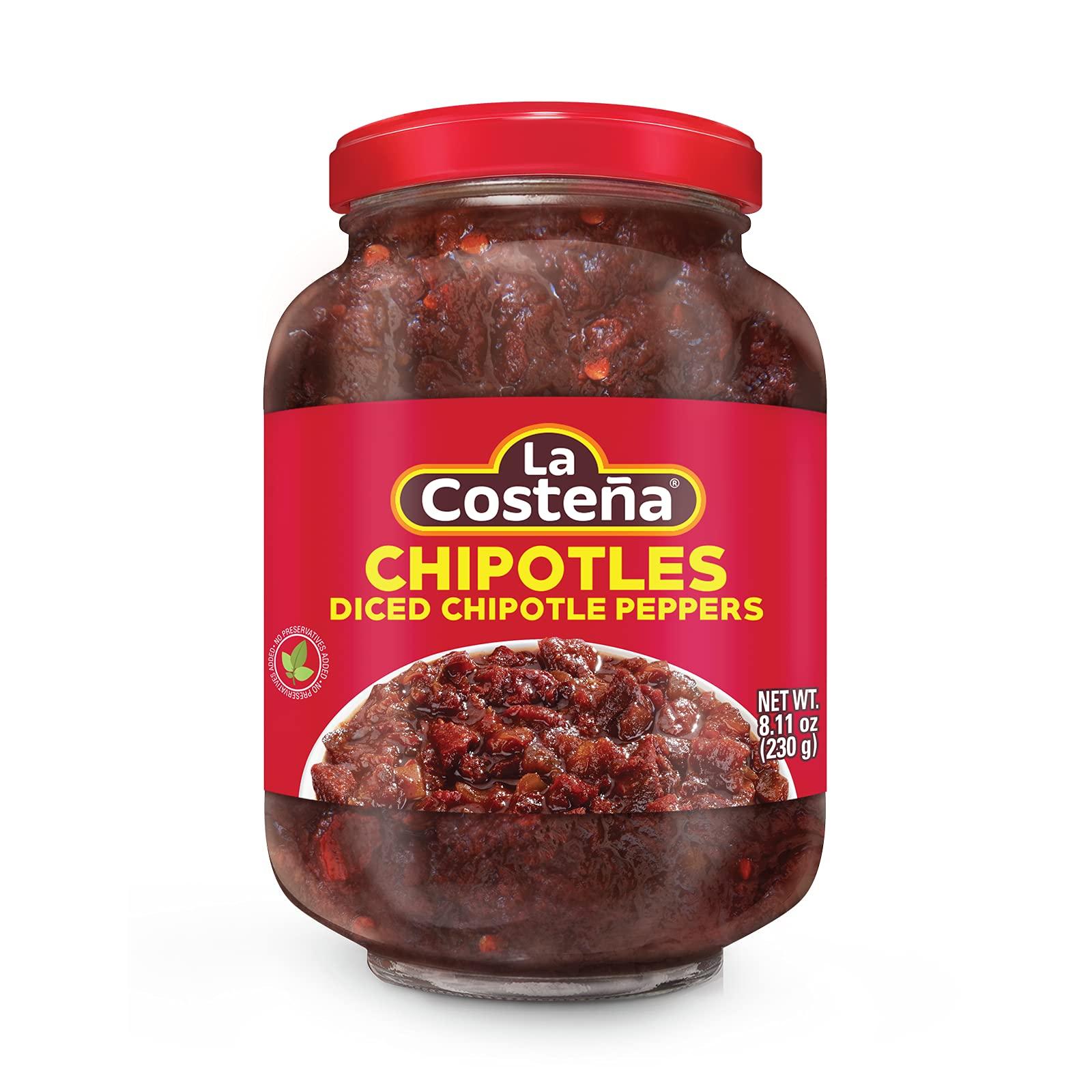 La Costeña La Costea Chipotle Peppers, 8.11 Oz Jar