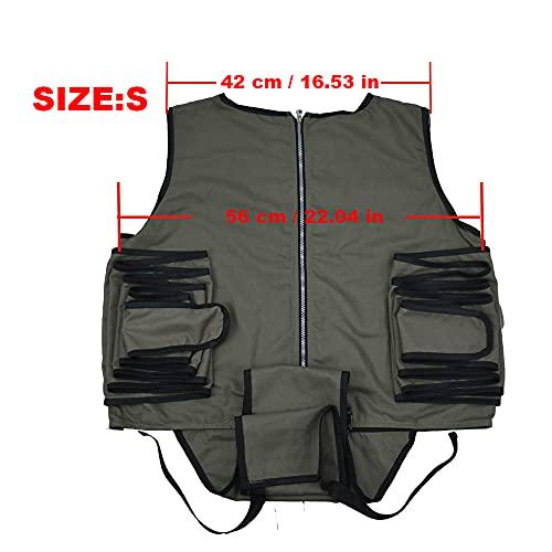 DOPHO DOPHO Anti-Falling Bed Chair Restraint Vest Elderly Cotton Wheelchair Seat Belt Restraint Clothes Band Clothing for Dementia Patients Nursing Care Products (S Grey)