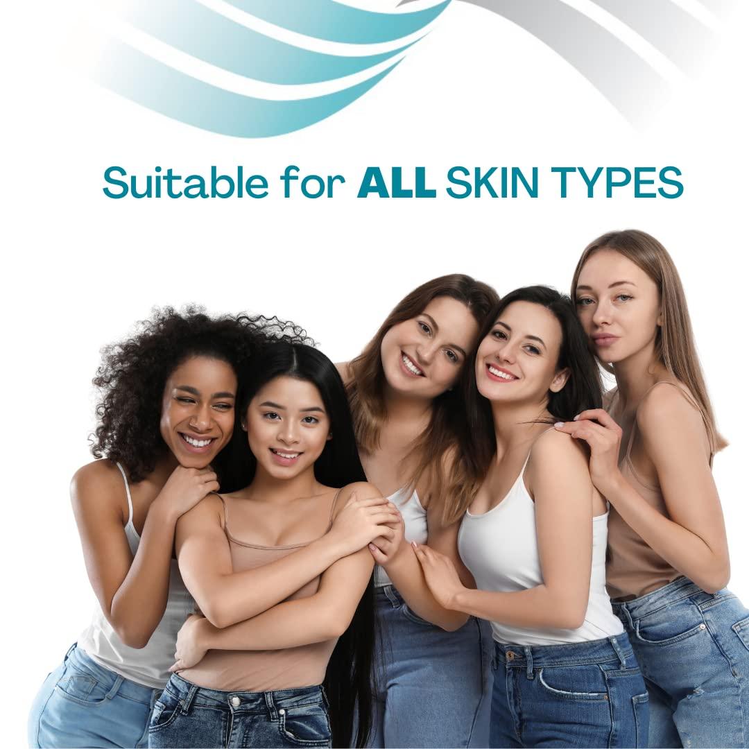 MyNewGel NewGel+ Advanced Silicone Professional Scar Treatment Tape for Irregular Shaped Scars from Surgery, Injury, Keloids, Burns, Reusable, 5\" x 6\" (1 Count) (Clear)