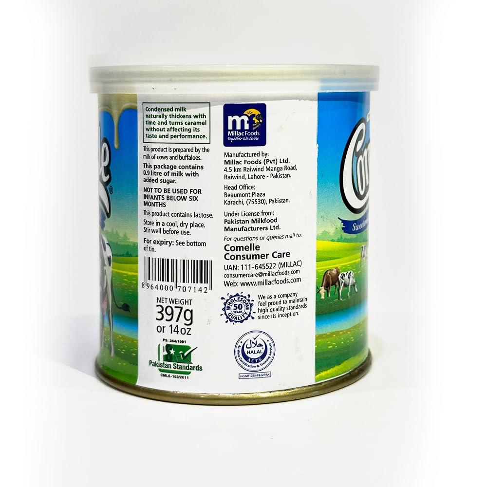 Comelle Comelle - Full Cream Sweetened Condensed Milk - 397gram Tin